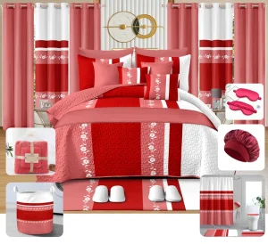 Deepsleep King Comforter Set 30 Pieces All Season Luxury Bed in a Bag for Bedroom