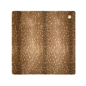 Deer Skin Spotted Print American Mahjong Mat Non-Slip Rubber Back Game Table Pad