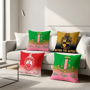 Delta Sigma Theta Alpha Phi Alpha Fraternity Pillowslip Greek Sorority Letter Sofa Pillowcase Gift
