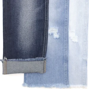 Denim Fabric Manufacturers in China 10.5 oz 53% Cotton 32% Polyester 13% Viscose 2% Spandex 70 Inches Rolls of Denim Fabric