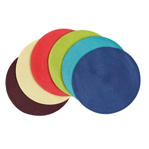 Design Pp Placemat Restaurant for Dining Table Round Place Mat
