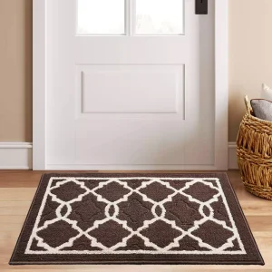Designer Branded Shoes Door Mat Custom Irregular Shape Carpet Tufting Reversible Washable Loop Pile Jacquard Techniques Mat