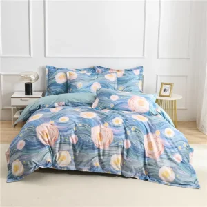 Designer Custom Print Bedding 3D Duvet Cover Set King Size Bedsheets Sets Microfiber
