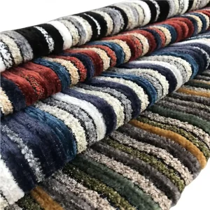 Designer Designed Chenille Three Dimensional Corduroy Sofa Fabric Throw Pillow Back Cushion French Chair Upholstery Heavyweight