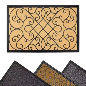 Designer Natural Doormat Eco Friendly Non Slip Indoor Outdoor Home Entrance Floor Mat