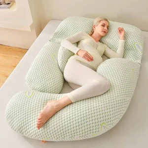 Detachable Pregnancy Pillows for Sleeping U Shaped Full Body Maternity Pillow Support for Back Legs Belly Hips Pillow Plus