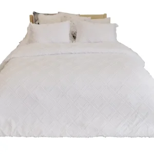 Diamond Jacquard Duvet Set Comforter Set