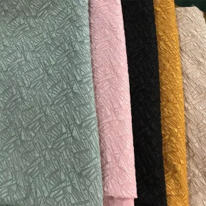Diamond Triangle Bubble Jacquard Fabric for Dresses Coats Bags and Decoration