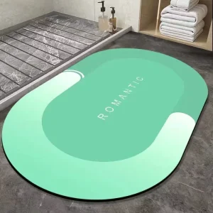 Diatom Modern Home Decor Bathroom Absorbent Floor Mats Quick Dry Non slip Toilet Foot Mat Washable Door Rug Shower Mat