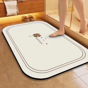 Diatom Mud Quick Drying Bath Mat Anti Slip Foot Carpet Bedroom Living Room Bathroom Entrance Absorbent Carpet