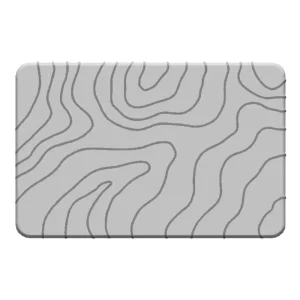 Diatomaceous Earth Kitchen Cutlery Mat Quick Dry Non Slip Cup Holder Mat Custom Pattern Water Absorption Hard Mat