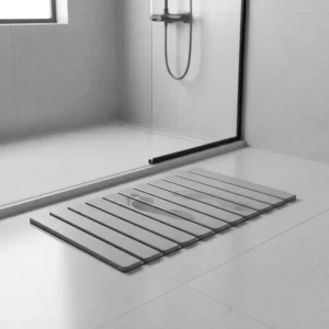 Diatomaceous Earth Modern Bathroom Mat Quick Drying Absorbent Anti Slip Anti Mold EU RoHS Compliant Leatherette