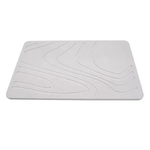Diatomaceous Earth Quick Dry Diatomite Carve Stone Bath Mat