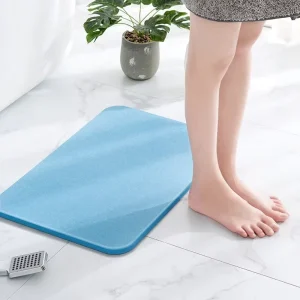 Diatomite Earth Bath Mats 30*40cm Non Slip Fast Drying Bathroom Carpet Rug Easy Clean Hard Shower Mat Floor Foot Mat for Toilet