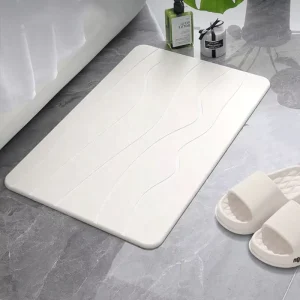 Diatomite Stone Drying Mat Anti Bacterial Non Slip Entrance Doorway Kitchen Bath Mat