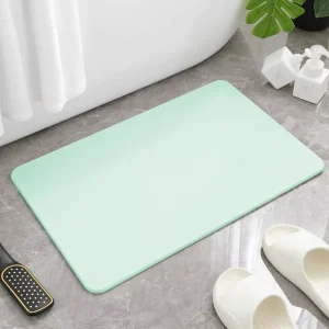 Diatomite Striped Pattern Anti Slip Eco Friendly Super Absorbent Bath Mat Massage for Bath Room Shower Room Home Hotel Use