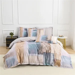 Digital Bed Sheets Sets Microfiber Duvet Cover Pillowcase Set Custom Fabric 3D Bedding