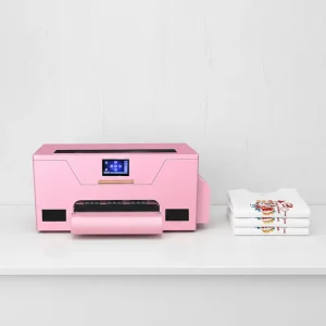 Digital Pink A3 MAX DTF Inkjet Printer XP600 Pet Film 13Inch 33cm T Shirt Printing Machine for Oven for Textile