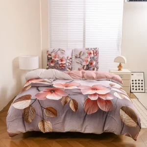 Digital Printing 100% Plain Microfiber Bedding Sets Duvet Set