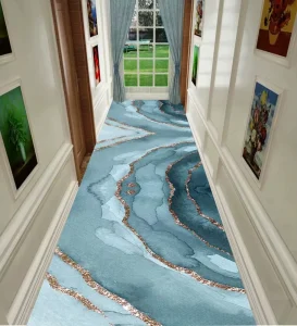 Digital Printing Corridor Hallway Carpet Runner Rugs 4*10’3 For Hallway
