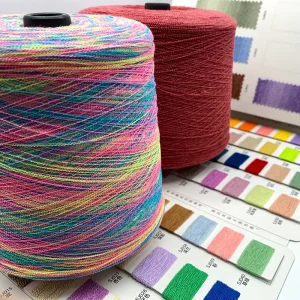 Dihong 75% Acrylic 25% Nylon 15N Dyed Fancy Yarn High Quality for Croxhet Knitting