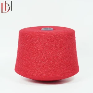 Dihong Recycled Polyester Blended Fancy Yarn Dyed High Nylon Acrylic Wool Spandex Mix Double Twist Good Strength Clothing Yarn
