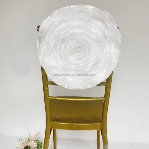 Dining Chair Flowers Sash Chavari Flower Chair Sash Wedding Chair Sashes