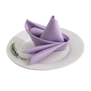Dinner Cloth Table Napkins Washable Polyester Elegant Cloth Accessories for Wedding Party Events Banquet