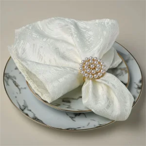 Dinner Party Decoration Satin Table Napkin Soft Handkerchief Romantic Wedding Banquet Square Table Napkins