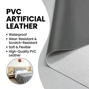 Direct FCL Shipment Embossed Waterproof PVC Leather Durable Headboard Upholstery Fabric for Furniture Home Textile