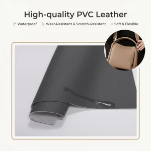 Direct FCL Shipment PVC Faux Leather Roll Long Service Life Handbag Tote Use