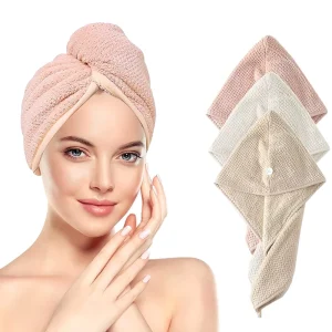 Direct Factory Custom Personalized SPA Women Turban Curly LongThick Super Absorbent Quick Dry Microfiber Hair Towel