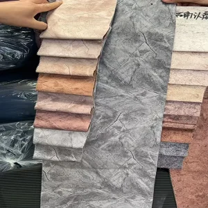 Direct Factory Leather Sofa Fabric Price Heavyweight Custom Color New 100% Synthetic Leather Artificial