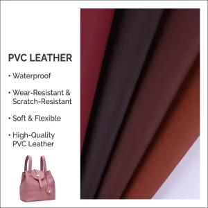 Direct Factory Source Luxury PVC Synthetic Leather Embossed for Handbag Home