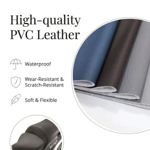 Direct Factory Source Professional Supplier UV Resistant High Tensile Strength Waterproof Faux PVC Leather Decorative Sofa