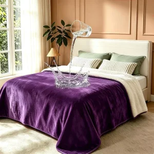 Direct Factory Supply Customization Waterproof Blanket Leakproof Sherpa Flannel Blanket for Bed Sofa