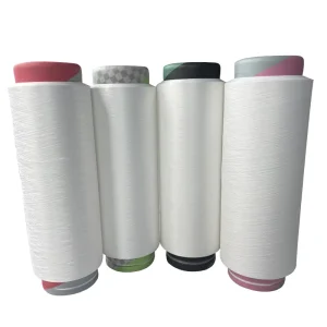 Directly Sale Cotton Like with Stretch 100% Polyester 32s Yarn for Knitting