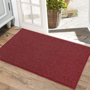 Dirt Trapper Low Profile Plain Polypropylene Washable Anti Slip Absorbent Door Mat for Indoor Outdoor Use