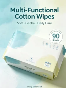 Disposable 1 Ply 20cmX20cm Facial Cotton Towel for Skin Care and Makeup Removal