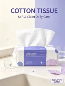 Disposable 1 Ply Draw out Facial Cotton Towel for Skin Care and Makeup Removal