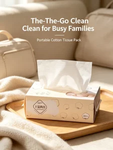 Disposable 1 Ply Facial Cotton Towel for Makeup Removal 20cmX20cm 200g OEM Brand