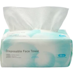 Disposable 100% Cotton Baby Facial Tissues Dry Wipes 15x20cm Comfortable Surface for Daily Use