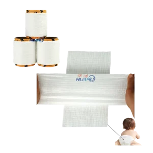 Disposable Baby Diaper Raw Material Elastic Nonwoven Fabric Diaper Elastic Waist Band Raw Material