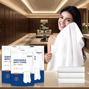 Disposable Bath Towels Extra Large Quick Drying Body Towel Individually Wrapped Travel Spa Airbnb Essentials