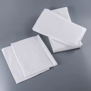 Disposable Bed Sheet Set 4Pcs Hotel Hospitality Bedding Non Woven Duvet Cover & Pillowcases Custom Logo & Bulk Supply