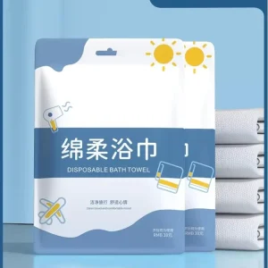 Disposable Compressed Bath Towel for Hotel and Travel