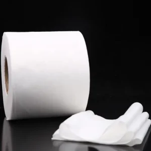 Disposable Face Cleaning Wipes & Bath Towels Viscose Polyester Spunlace Nonwoven Fabric Roll Breathable Plain