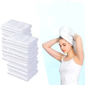 Disposable Hair Drying Towel Disposable Salon Towels Hair Towel Spa Quality Softness for Guests