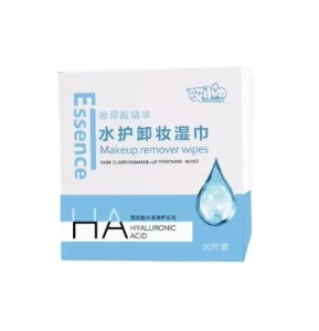 Disposable Hyaluronic Acid Makeup Remover Wipes Facial Cleansing Cotton Tissues for Lazy Daily Use Remove Face Eye Lip Makeup