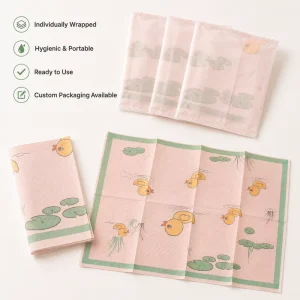 Disposable Kids Placemat 40cm Wide Custom Length Food Grade OEM Factory Custom Box Packaging